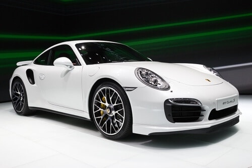 Porsche service and repair at C's Autohaus in Centerville, OH image of white 911 turbo s porsche